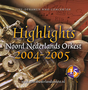 Design CD booklet for sympony orchestra Noord Nederlands Orkest
