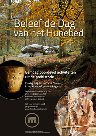 Design poster Drents Landschap en Hunebedcentrum in Borger