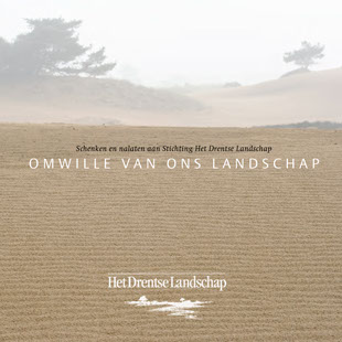 Ontwerp van een fraaie Brochure voor het drentse Landschap. Ontwerp Gerard de Vries